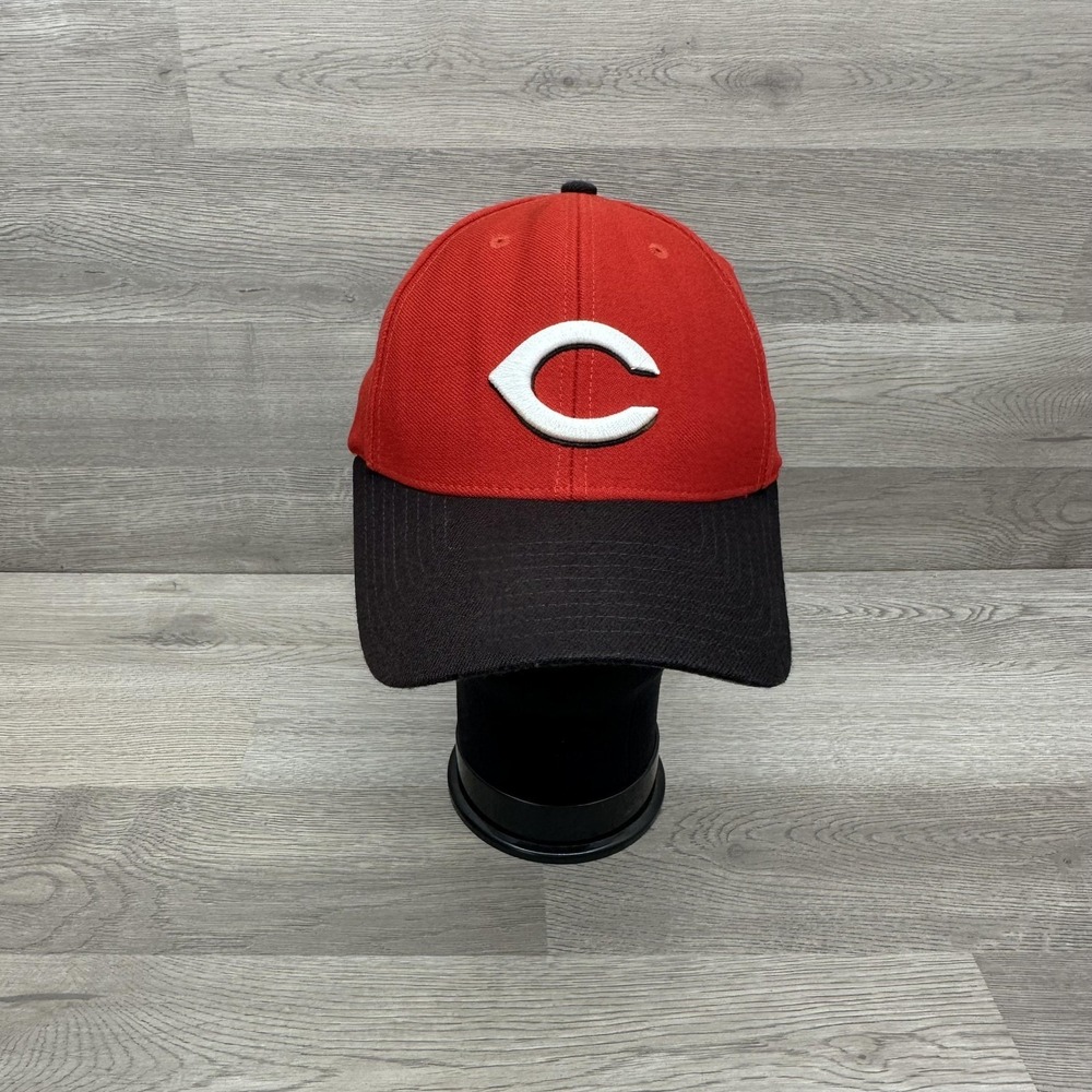 Cincinnati Reds Hat Cap Strap Back Mens One Size Red Black MLB Twins Enterprise